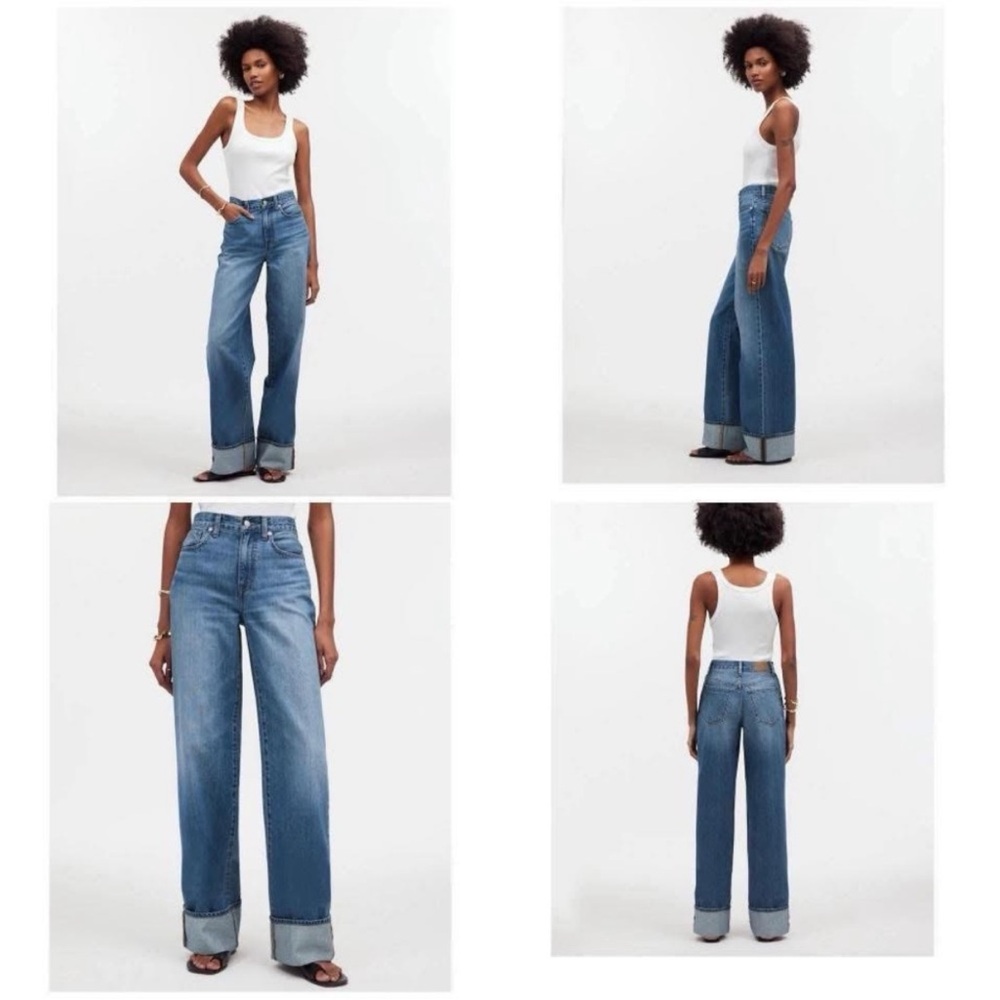 Madewell Superwide-Leg Jeans in Fannin Wash